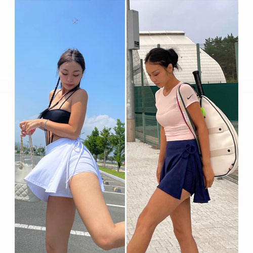 Tennis lap skirt