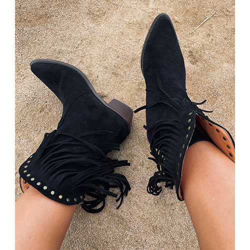 Classic suede boots